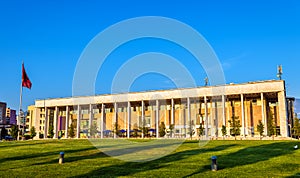 The Palace of Culture in Tirana