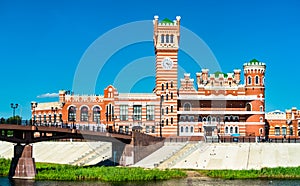 Palace at the embankment of Yoshkar-Ola in Russia