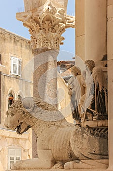 Palace of the Emperor Diocletian. Split. Croatia