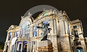 Palace of Fine Arts in Mexico City