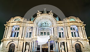 Palace of Fine Arts in Mexico City