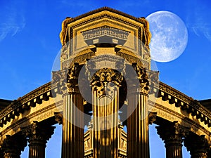 Palace of Fine Arts Public Building in San Francisco California