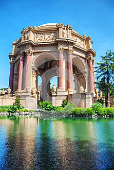 The Palace of Fine Arts in San Francisco