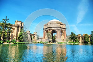 The Palace of Fine Arts in San Francisco