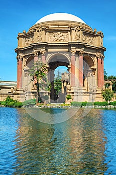 The Palace of Fine Arts in San Francisco