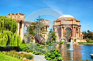 The Palace of Fine Arts in San Francisco photo