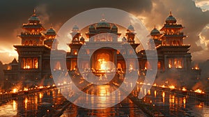 Palace of Firelight Reflections