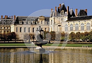 Palace of fontainebleu paris france