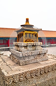 The Palace at Forbidden City in Beijing China