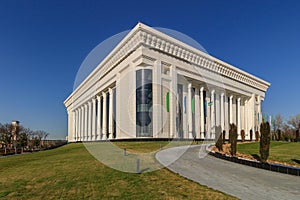 Palace of Forums at sunny day in Tashkent, Uzbekistan photo