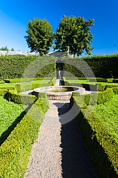 palace garden in Nachod, Czech Republic