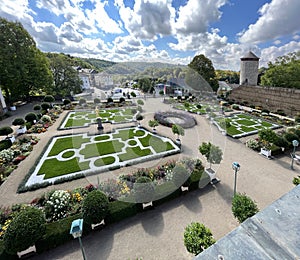 Palace garden in Weilburg