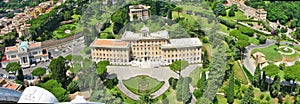 Palace of the Governorate of Vatican and the Vatican Gardens