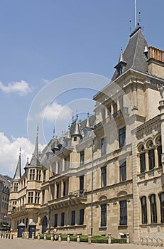 Palace of the Grand Duke in Luxembourg, side view