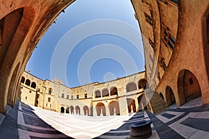 The Palace of Grand Master courtyard, Rhodes