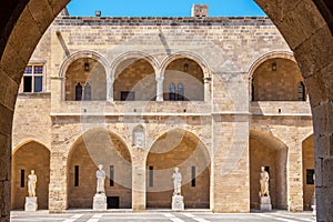 Palace of the Grand Master of the Knights. Rhodes, Greece
