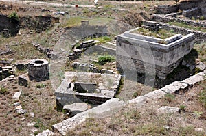 Palace House, Troia VI, 1700BC-1200BC, Troy, Hisarlik, Canakkale Province, Turkey photo
