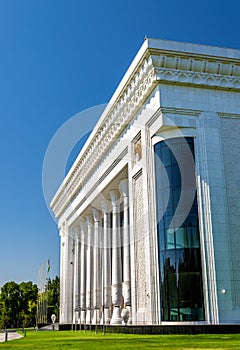 Palace of International Forums 'Uzbekistan' on Amir Temur Square in Tashkent photo