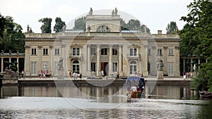 Palace on the Isle at Lazienki Krolewskie Park, sothern facade, Warsaw, Poland
