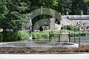 The Palace on the Isle at Royal Lazienki Museum in Warsaw, Poland