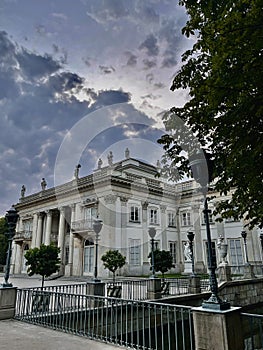 Palace on the Isle in Royal Lazienki Park, city of Warsaw in Poland.