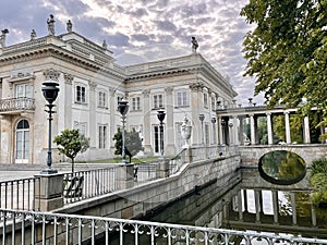 Palace on the Isle in Royal Lazienki Park, city of Warsaw in Poland.