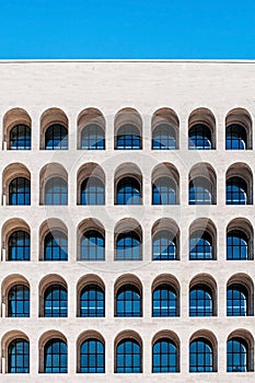 Palace of Italian Civilization square Coliseum Rome EUR