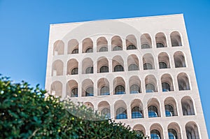 Palace of Italian Civilization square Coliseum Rome EUR