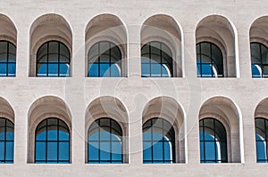 Palace of Italian Civilization square Coliseum Rome EUR