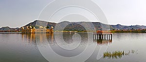 The palace Jal Mahal, Jaipur, India.