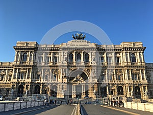 The palace of Justice in the center of Rome