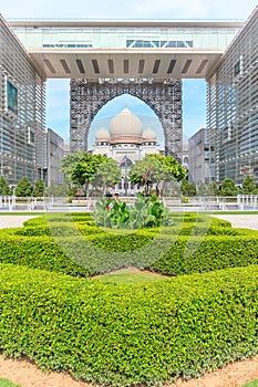 Palace of Justice or the Istana Kehakiman in Putrajaya, Malaysia. It is a majestic looking building.