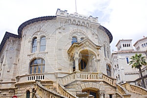 Palace of Justice in Old Town of Monaco
