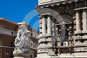 Palace of Justice the seat of the Supreme Court of Cassation and the Judicial Public Library located in the Prati