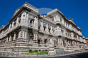 Palace of Justice the seat of the Supreme Court of Cassation and the Judicial Public Library located in the Prati district of