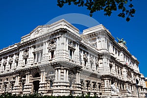 Palace of Justice the seat of the Supreme Court of Cassation and the Judicial Public Library located in the Prati district of