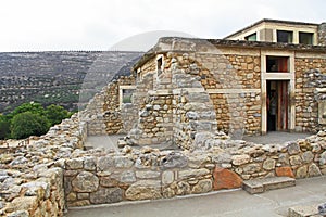 The Palace of Knossos on Crete, Greece