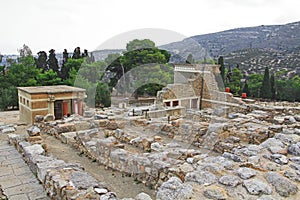 The Palace of Knossos on Crete, Greece