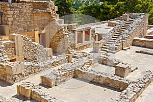 Palace of Knossos. Crete, Greece