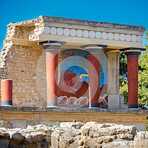 Palace of Knossos, Crete, Greece photo
