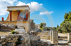 Palace of Knossos, Crete, Greece photo