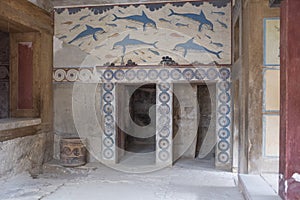 The palace of Knossos, Crete photo
