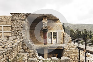 The palace of Knossos Minotaur or Labyrinth