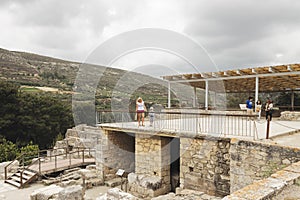 The palace of Knossos Minotaur or Labyrinth