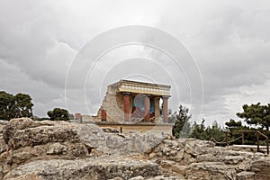 The palace of Knossos Minotaur or Labyrinth