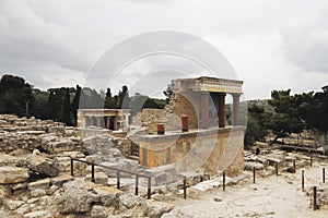 The palace of Knossos Minotaur or Labyrinth