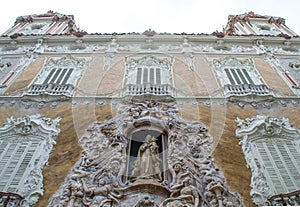 Palace of Marquis de Dos Aguas, National Ceramics Museum Gonzalez Marti in Valencia, Spain photo