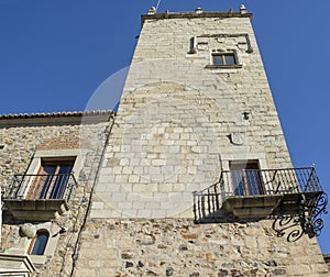 Palace of Marquis of Torreorgaz, Caceres, Spain photo