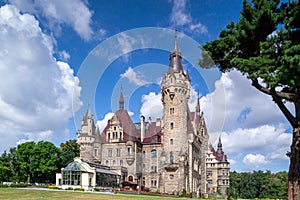 Palace in Moszna - a historic residence located in the village of Moszna, in the Opolskie Voivodeship, Poland.