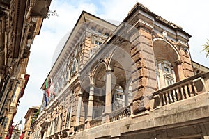 Palace Palazzo Doria Tursi at via Garibaldi